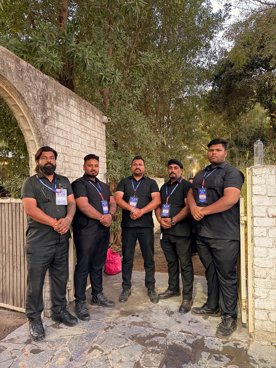 Professional security team